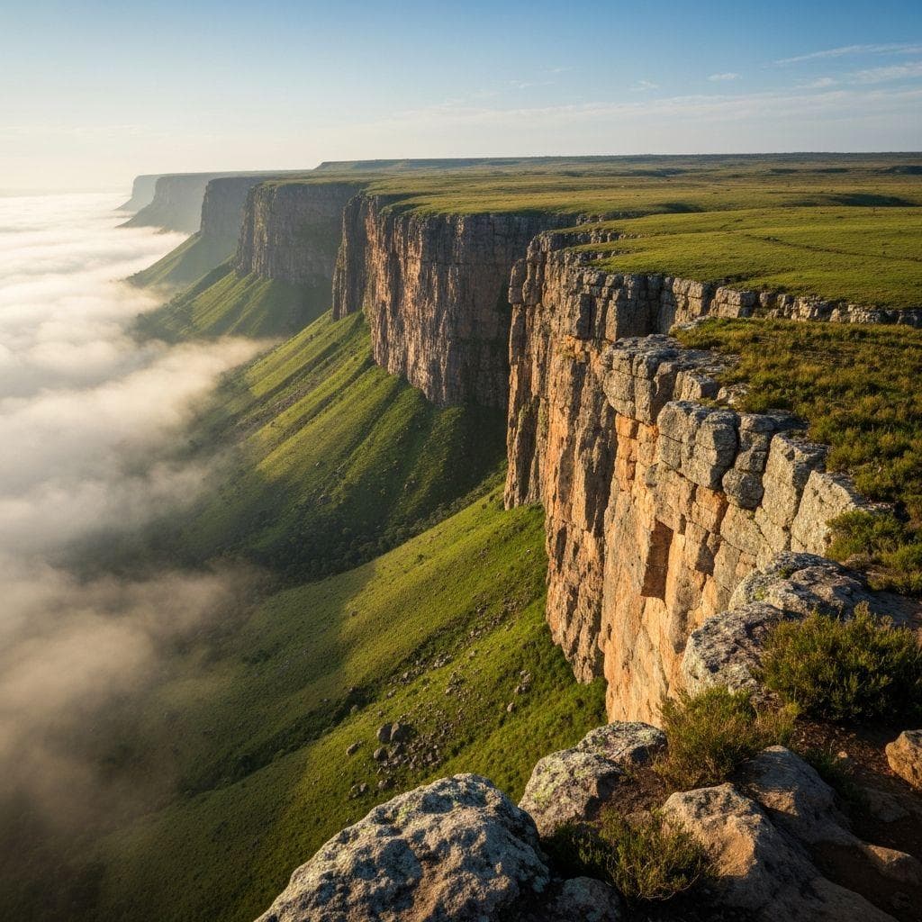 Tundavala Gap cliffs in Angola