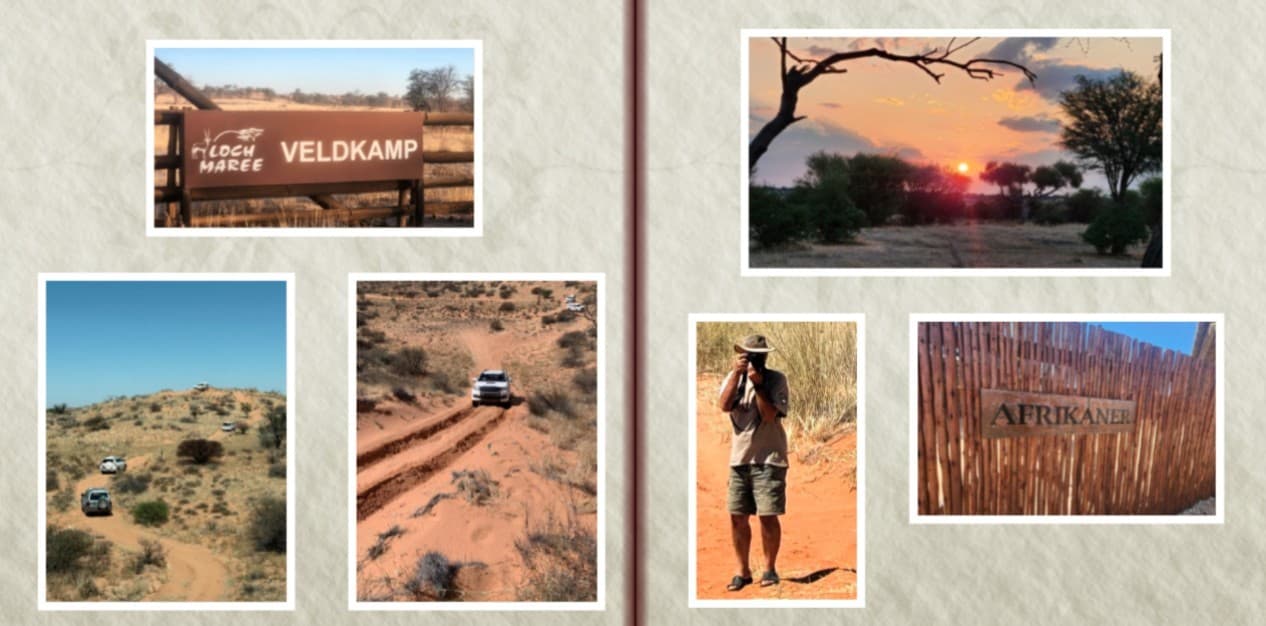 Memories of the Kalahari photo book — page 5: Loch Maree Veldkamp & Afrikaner