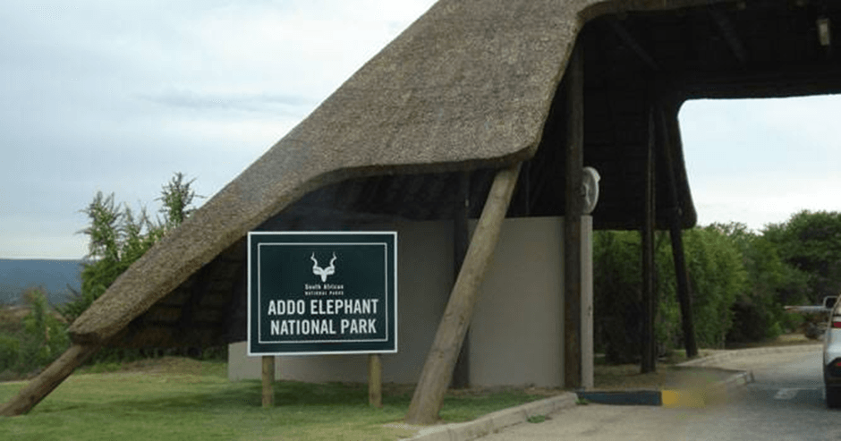 Addo Elephant National Park entrance gate