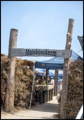 Iconic Muisbosskerm restaurant entrance sign on the West Coast