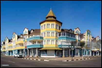 Historische Duitse koloniale architectuur in Swakopmund